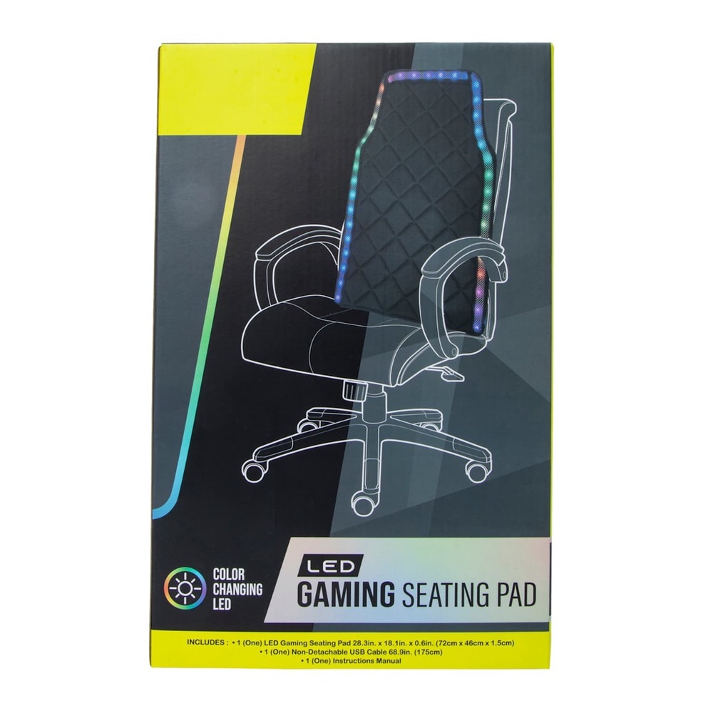 LED Gaming Chair Seating Pad NIB